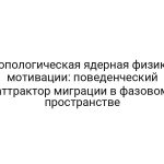 Топологическая ядерная физика мотивации: поведенческий аттрактор миграции в фазовом пространстве